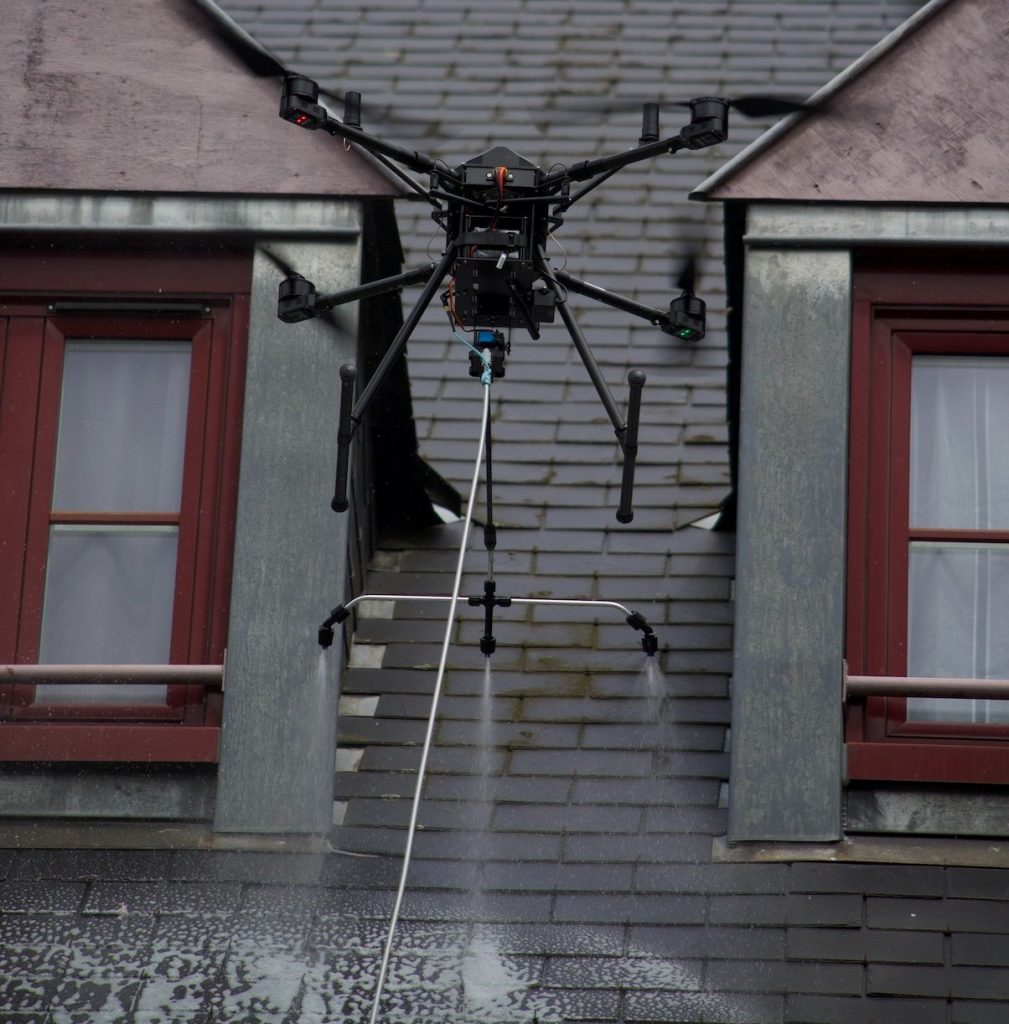 Nettoyage par drone en Île-de-France