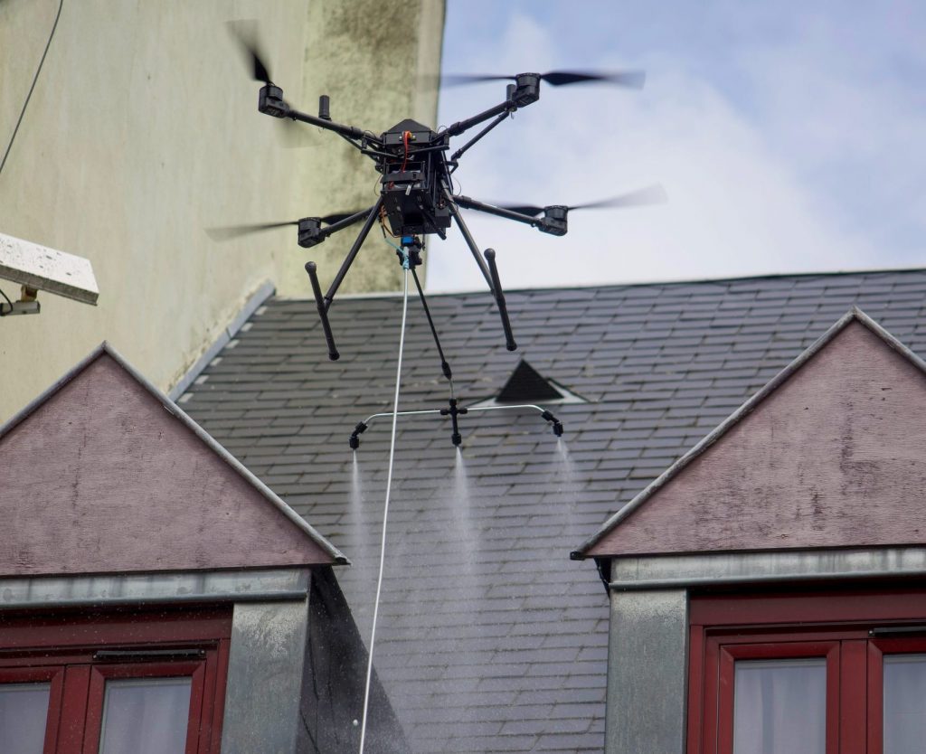 Nettoyage par drone à Fécamp