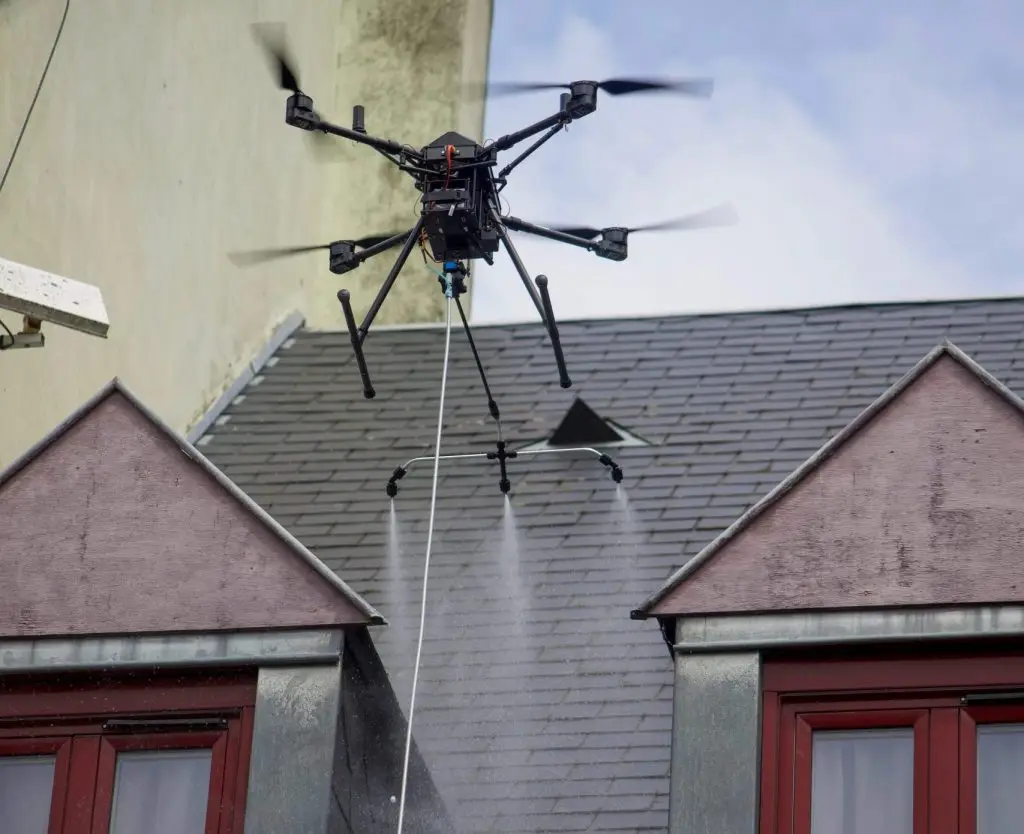 Nettoyage par drone à Évreux